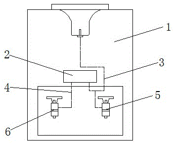 Water dispenser with PTC heating element