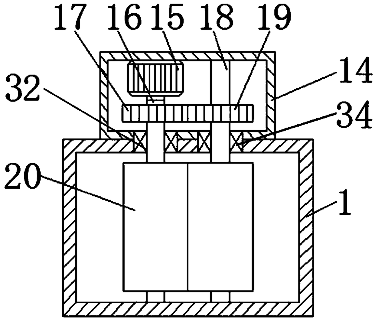 Efficient vertical roll milling machine capable of realizingwith multi-stage crushing