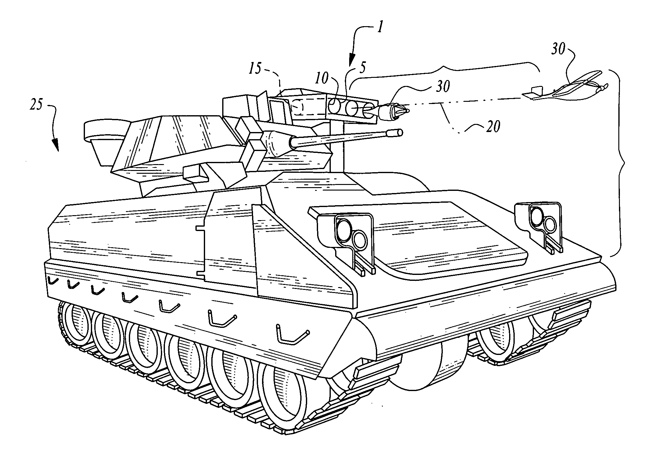 Launch tube deployable surveillance and reconnaissance system