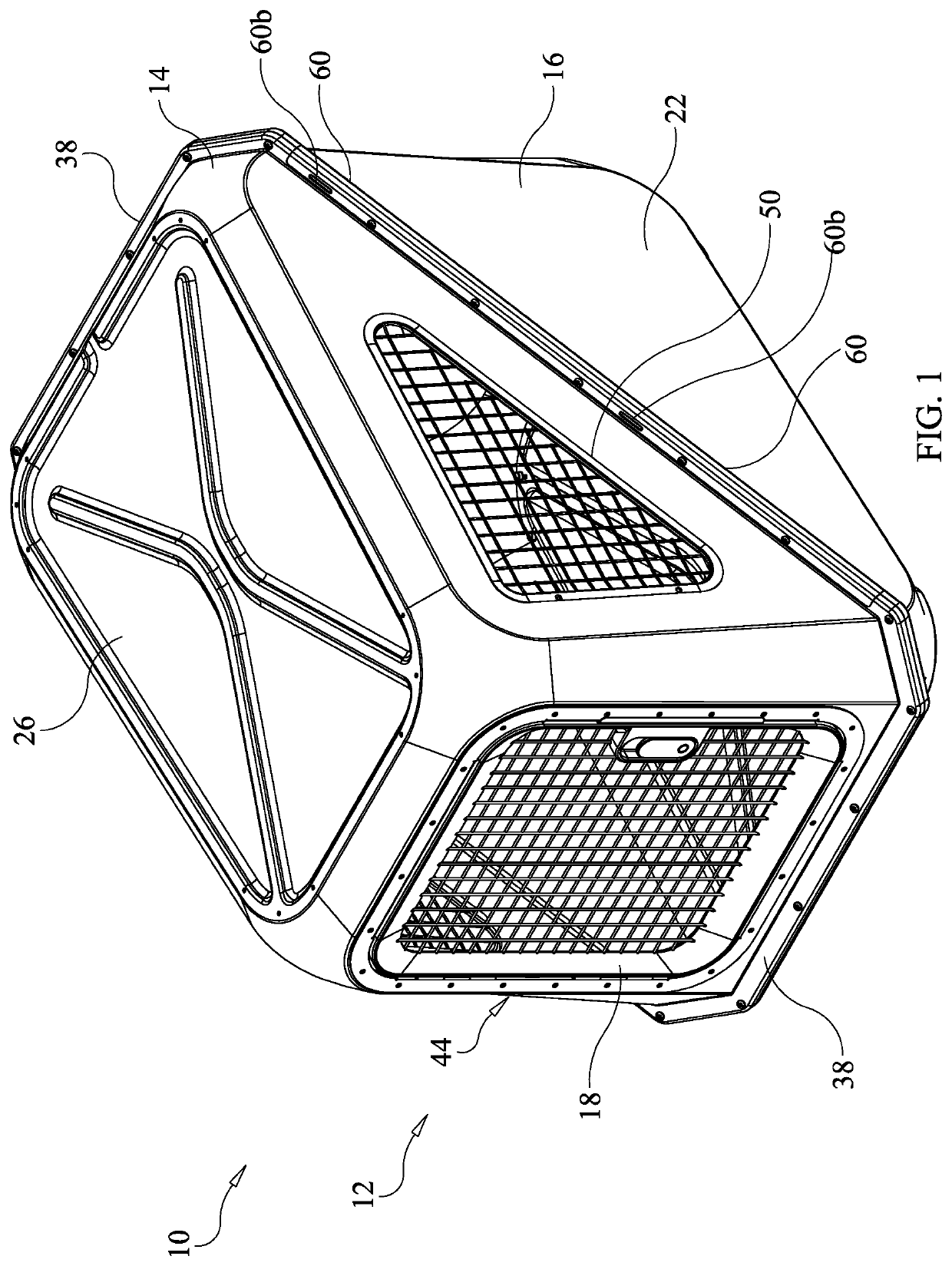 Pet kennel and method of construction