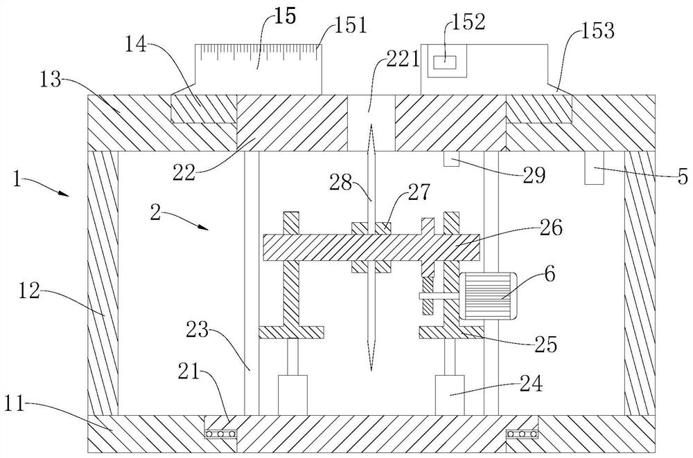 Angle-adjustable aluminum sectional material machining device