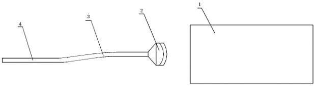 Waveguide-to-optical fiber three-dimensional polymer horizontal lens coupler