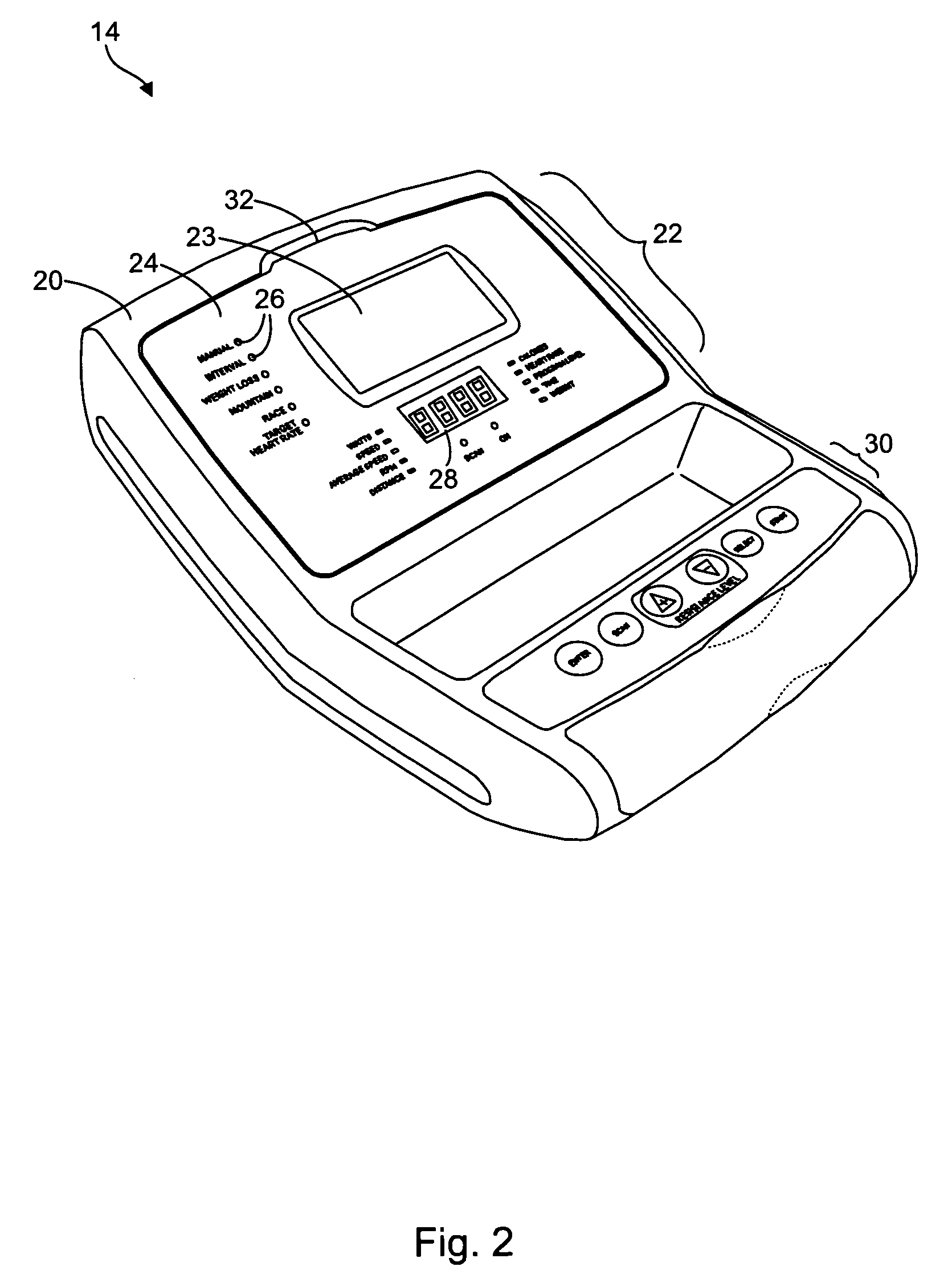 Zero-learning-curve exercise console