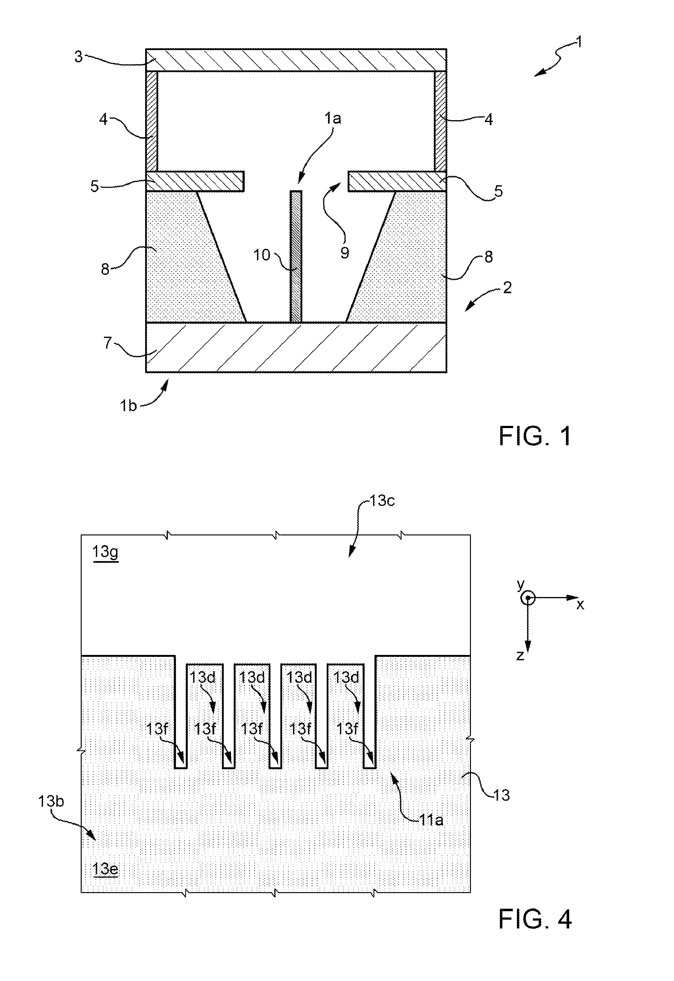 Electron-emitting cold cathode device