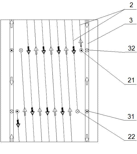 Heat-conducting oil heating roller