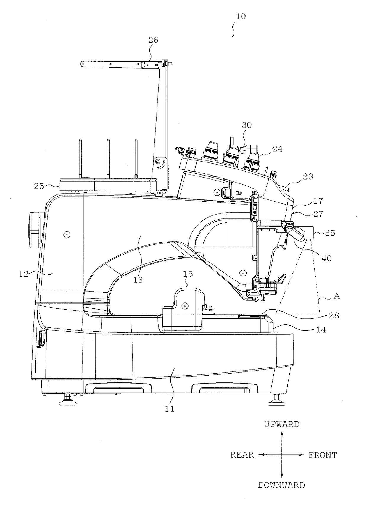 Multi-needle sewing machine