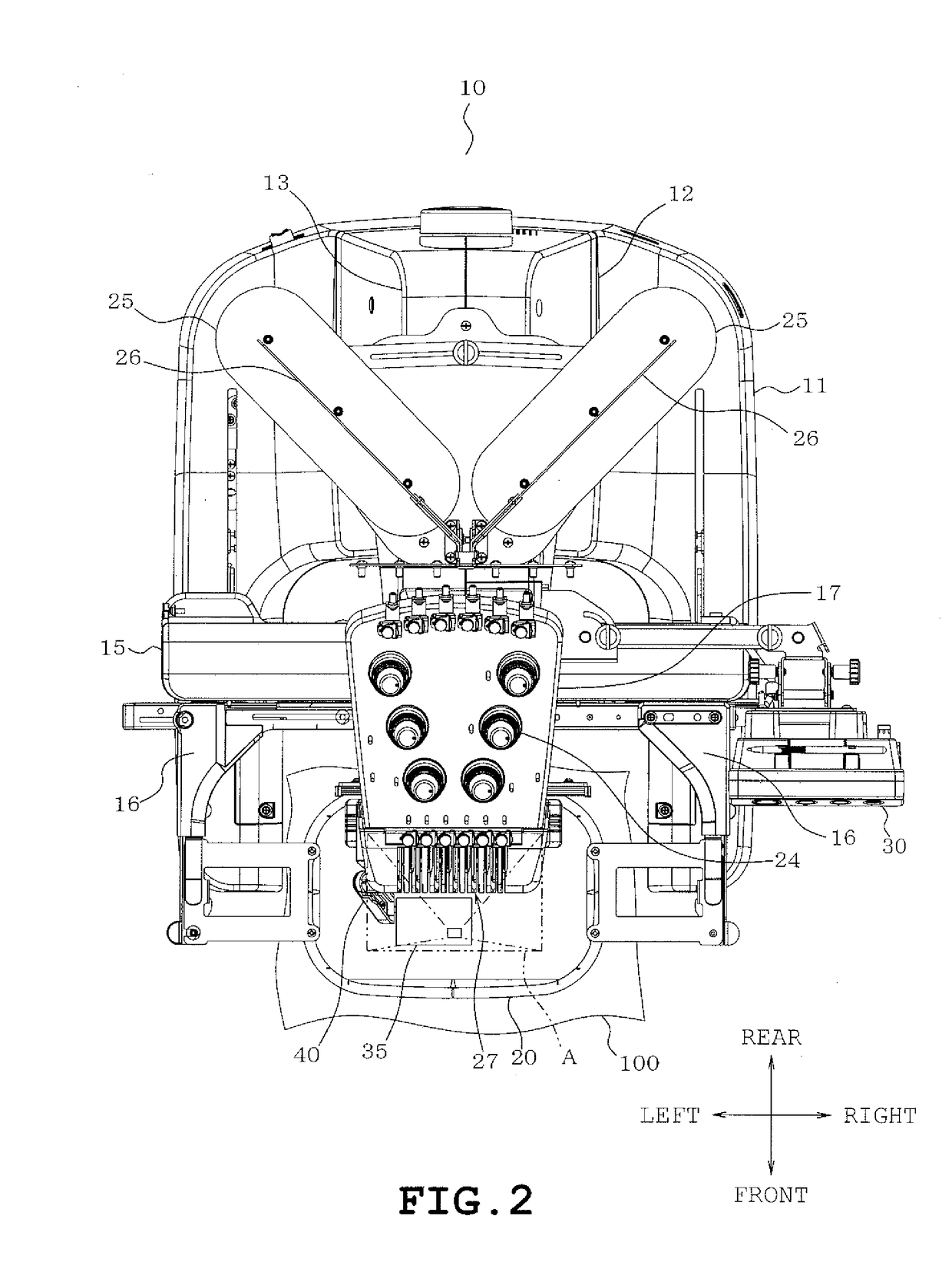 Multi-needle sewing machine