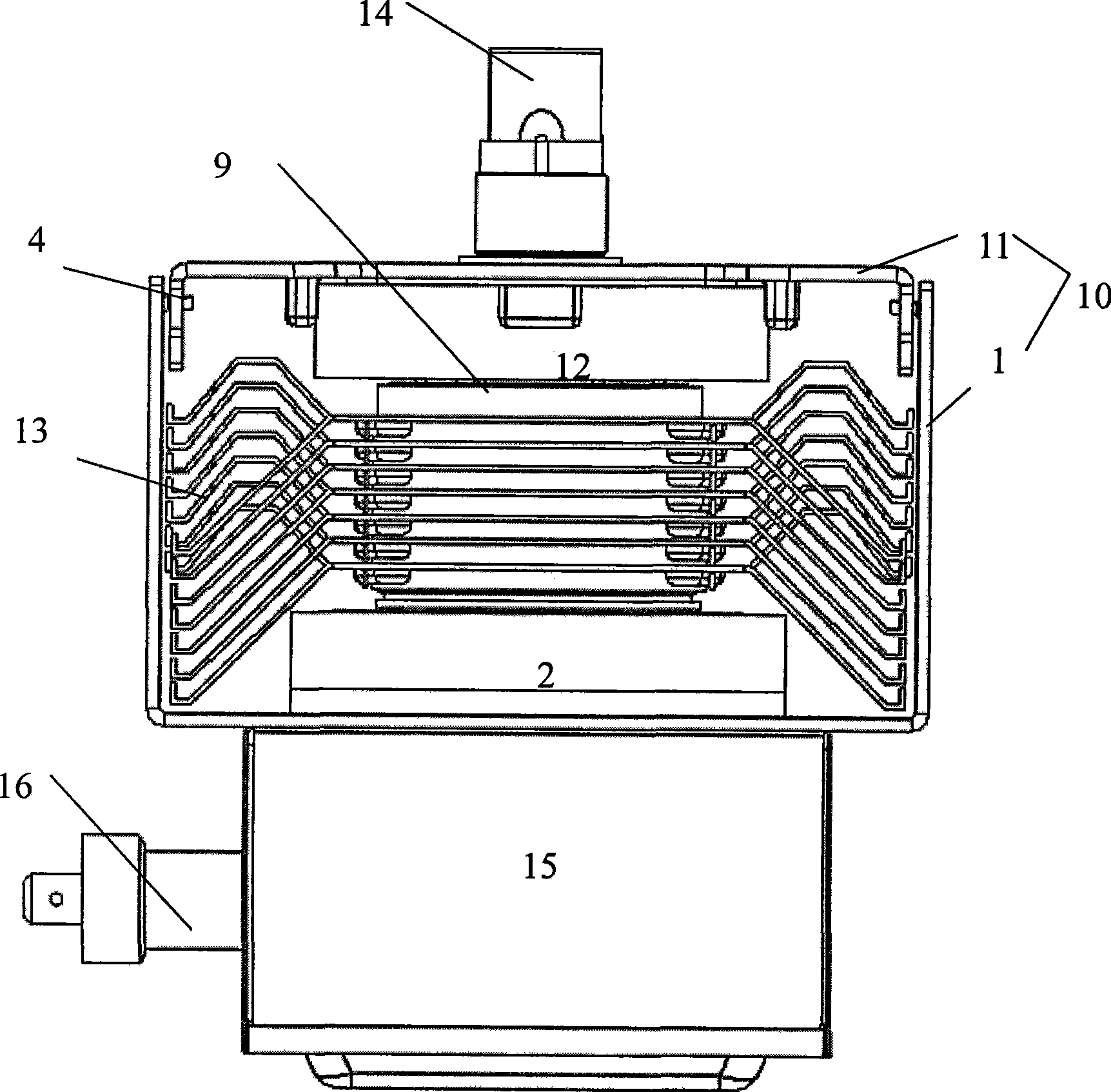 Top and bottom board for permatron