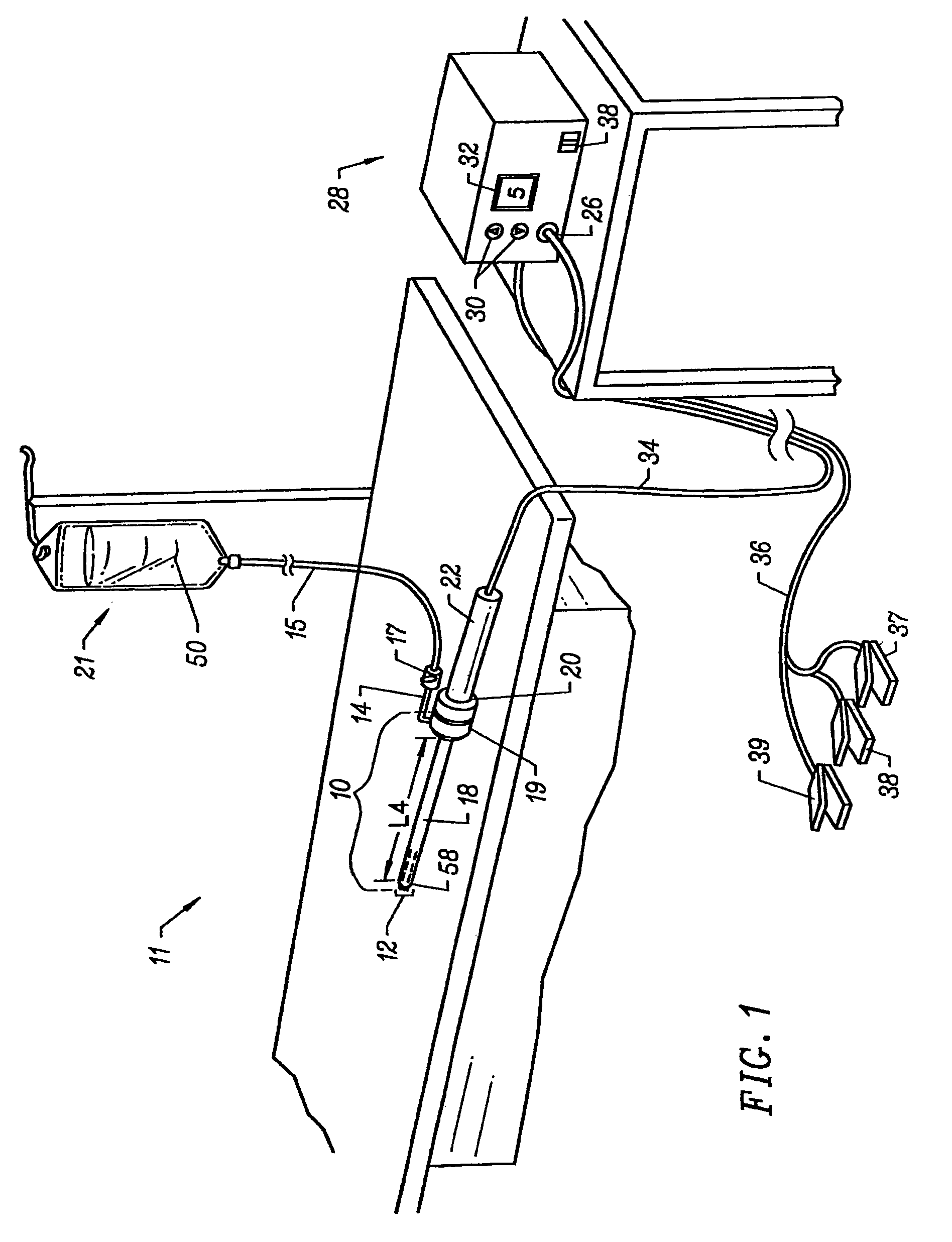 Electrosurgical probe with movable return electrode and methods related thereto