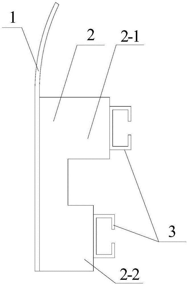 Auxiliary device for mass positioning of chutes on subway steel car body doors