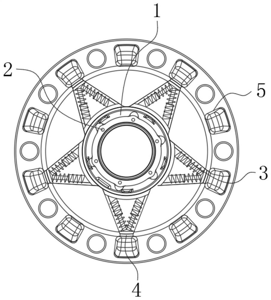 Lightweight truck aluminum hub