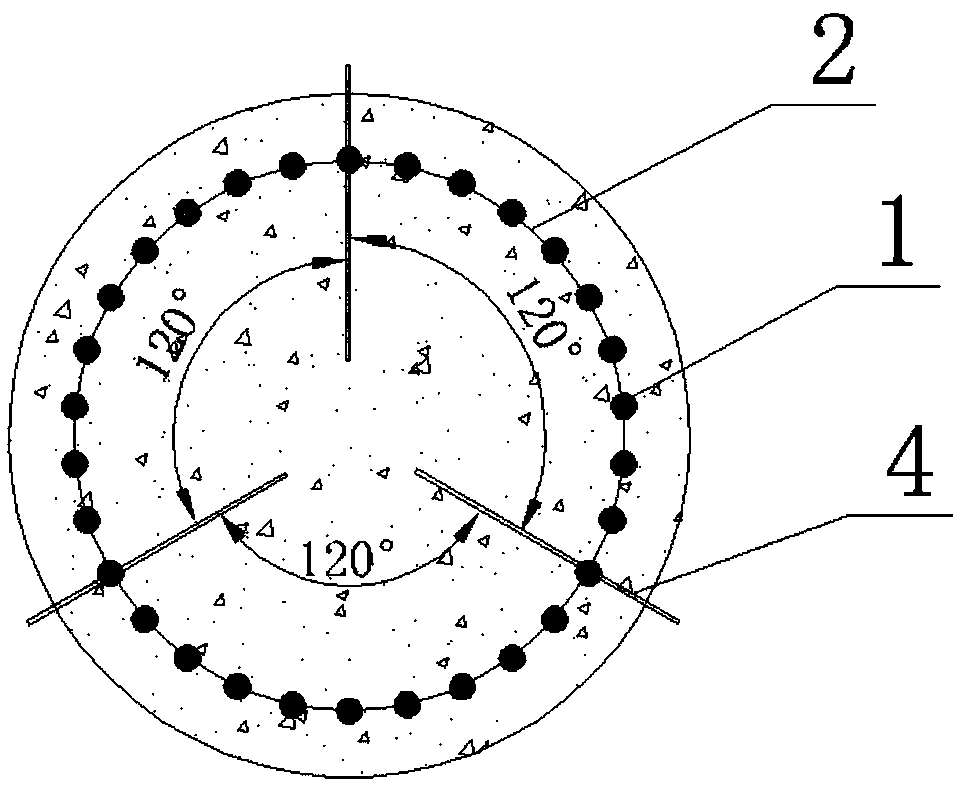 Top filling method for artificial pillar in goaf of mine