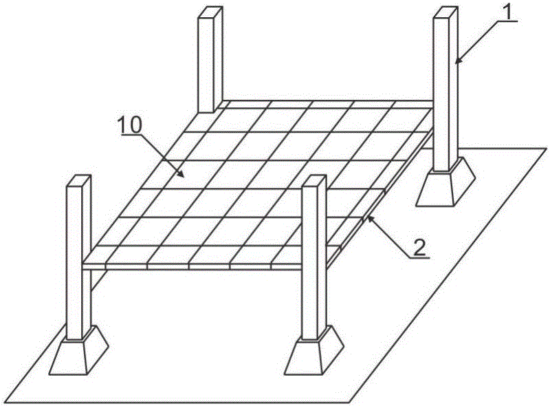 Prefabricated assembly type beam column joint connecting process