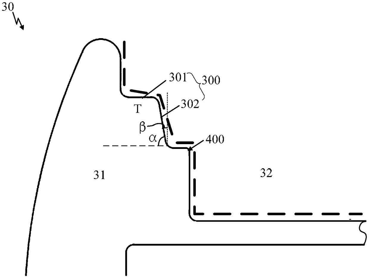 Middle shell, electronic equipment and assembling method thereof