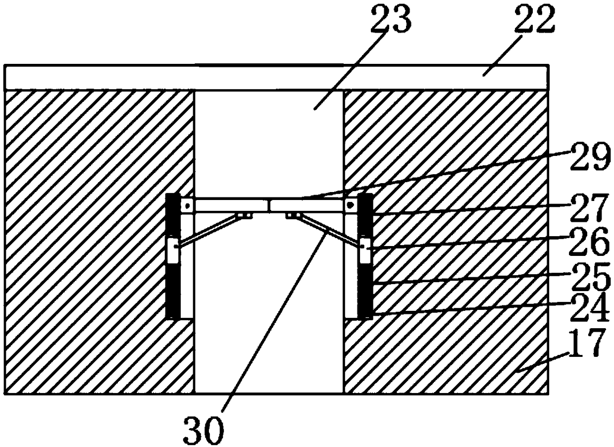 Compression device for wood chip recovery