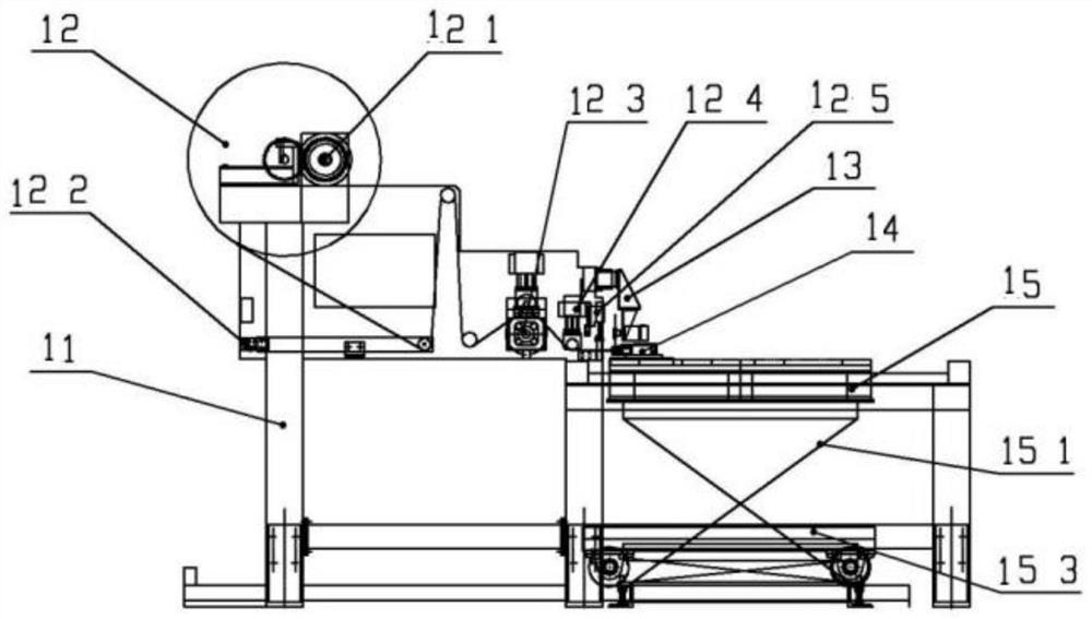 a paper laying machine