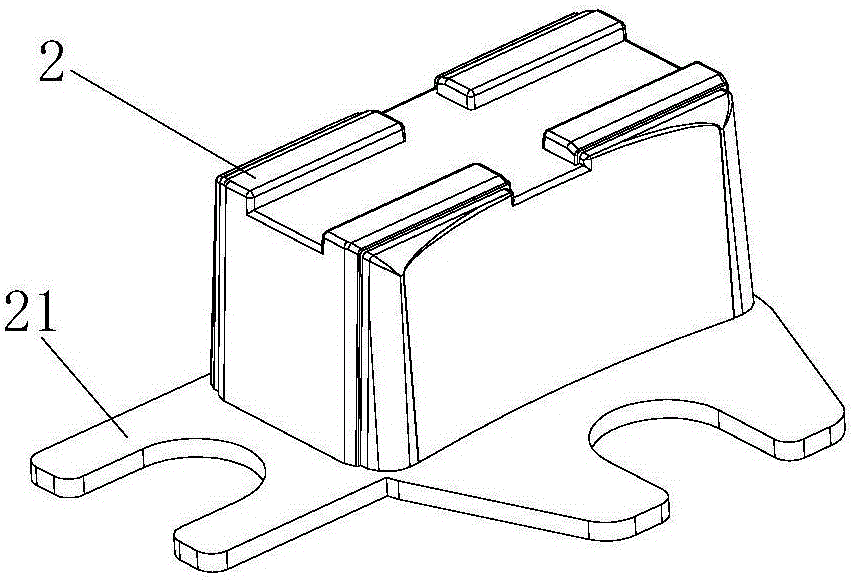 RFID passive sensing device used for measuring contact temperature of power switch cabinet