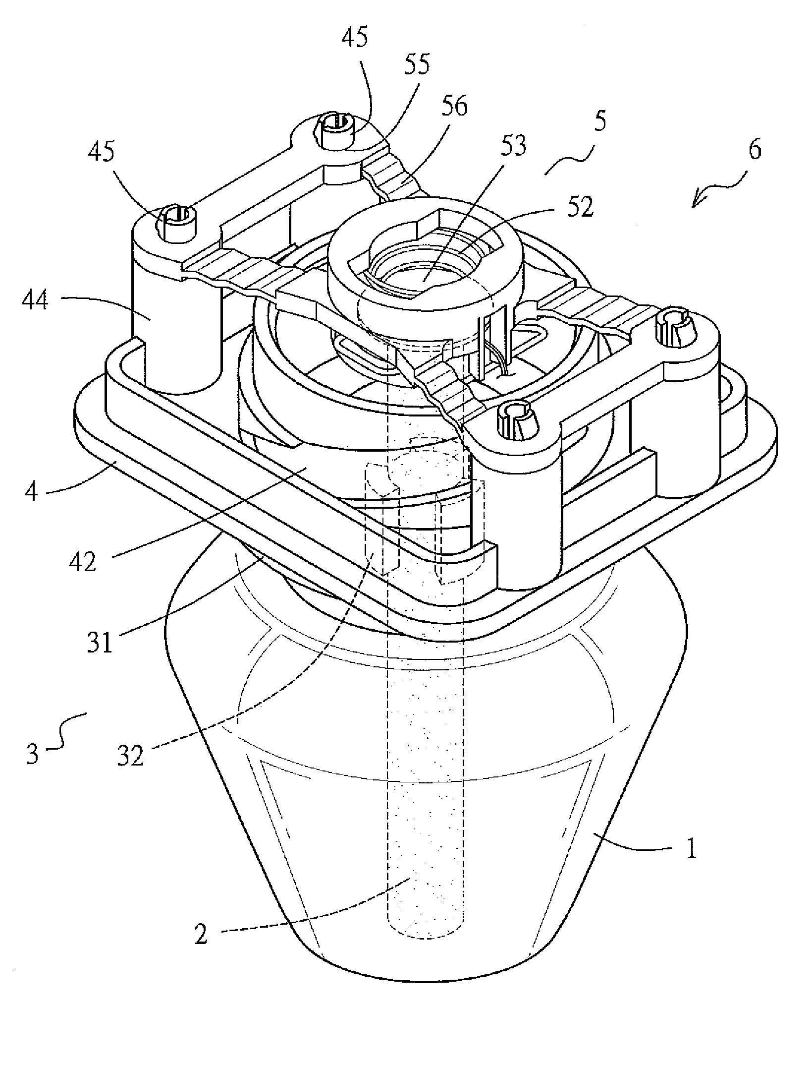 Fragrance vibrating and nebulizing module