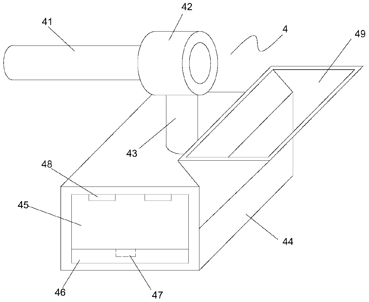 A station material distribution equipment