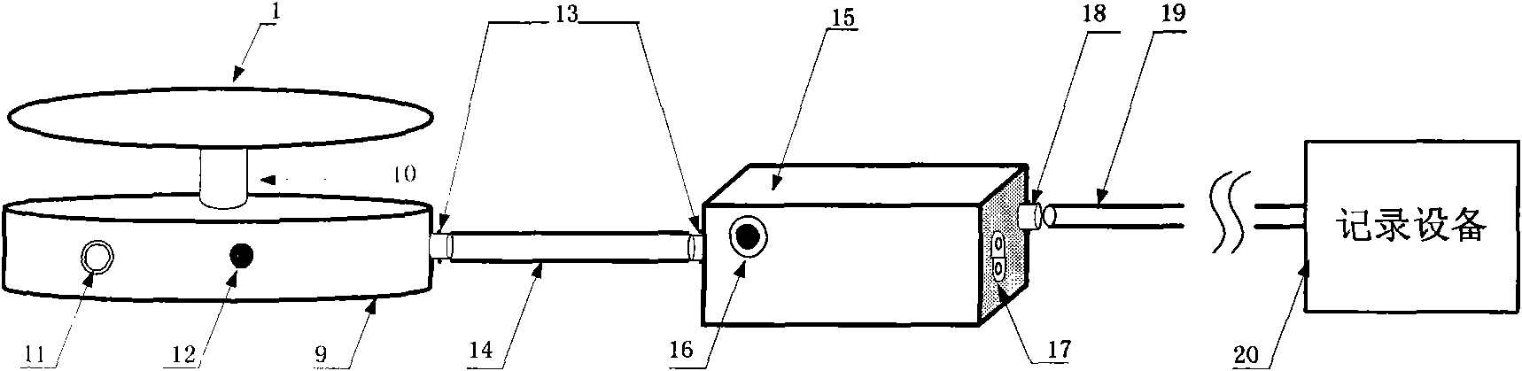 Integrated optical isolation lightning electric field measurement apparatus