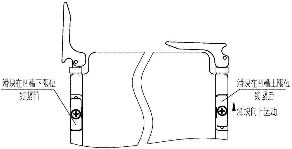 Locking strip float mounting mechanism and mounting method thereof