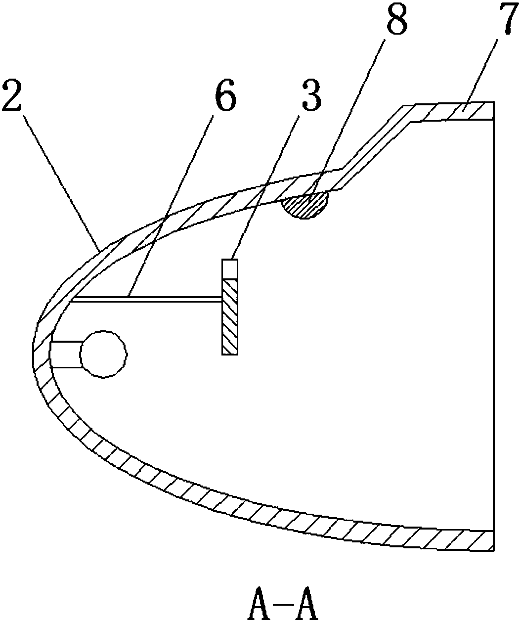 High beam and motor vehicle