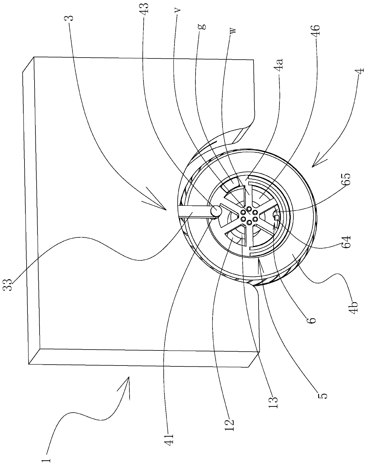 Wheel device suitable for new energy automobile