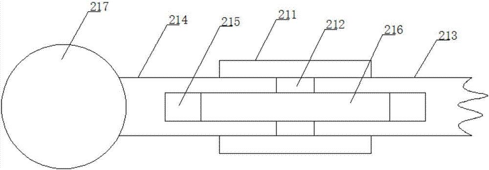 Accumulated-snow removing device high in cleaning ability