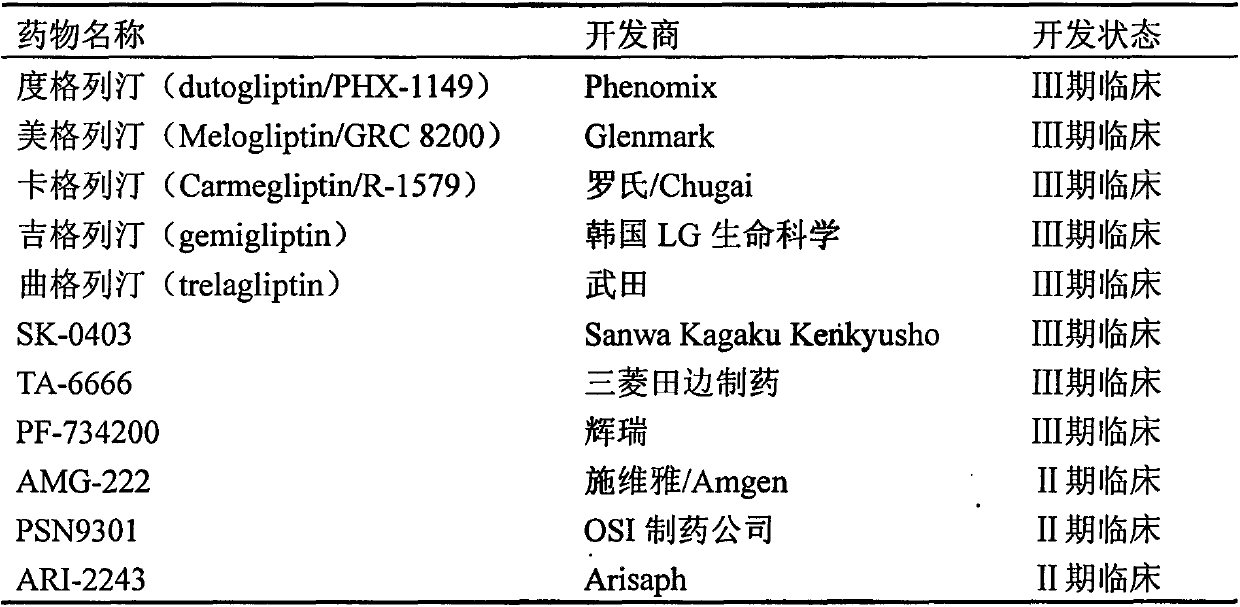 Dipeptidyl peptidase inhibitor and vitamin-B pharmaceutical composition and application thereof