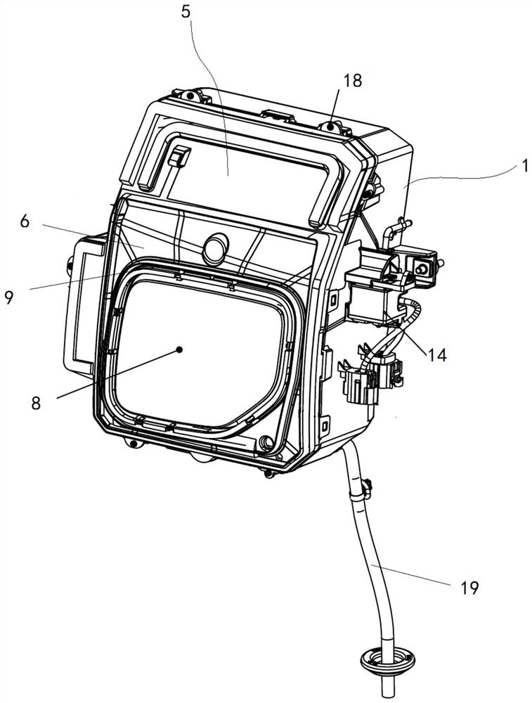 Hidden automobile charging port structure