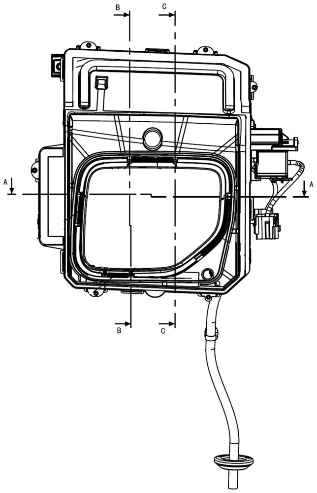 Hidden automobile charging port structure