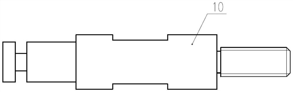 Small and medium-sized motor C-shaped ring closing-in tool device