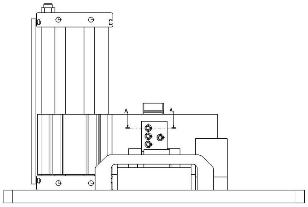 A gas valve automatic intubation device