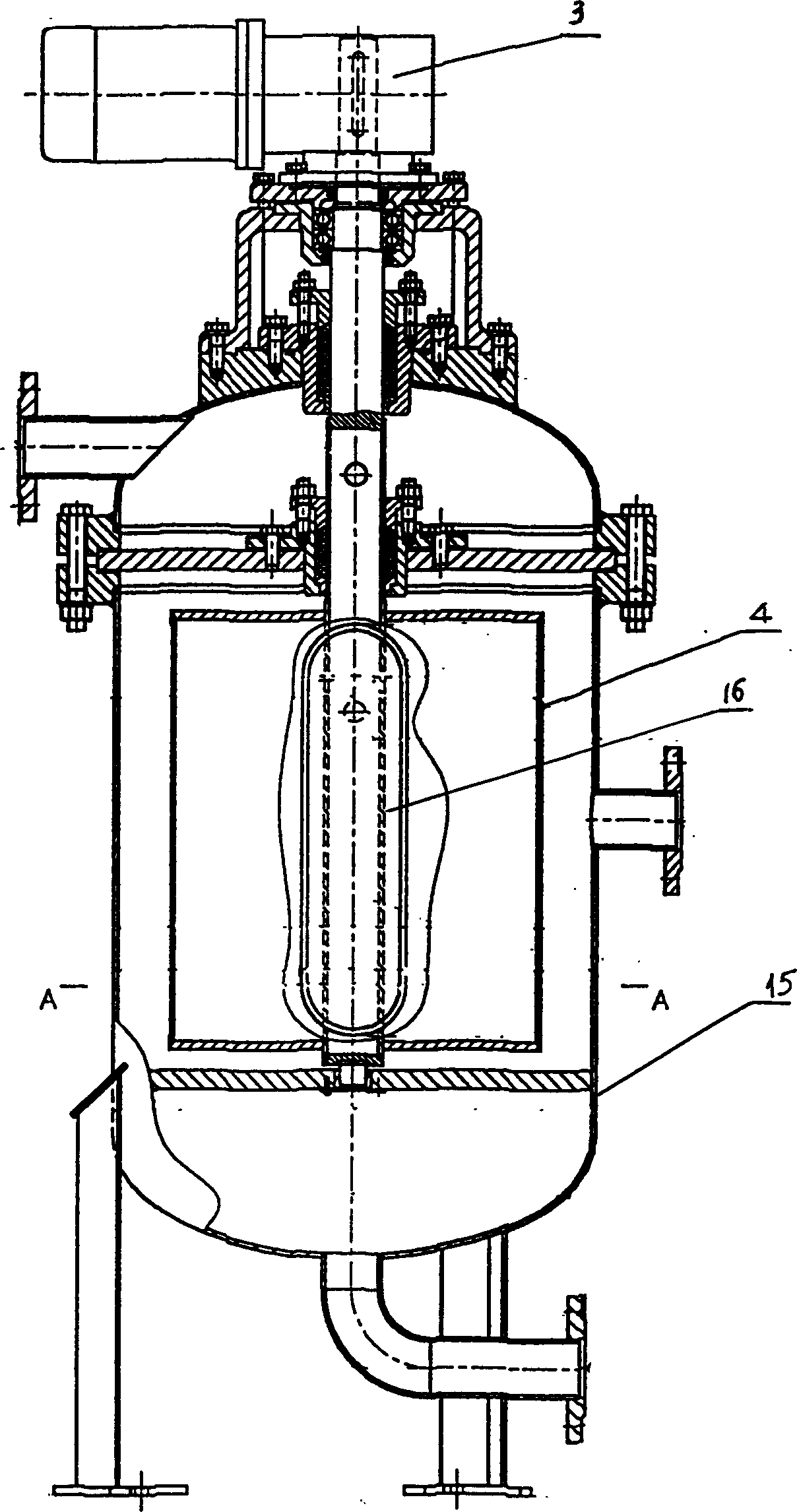 On line autrasonic cleaning and filtering device