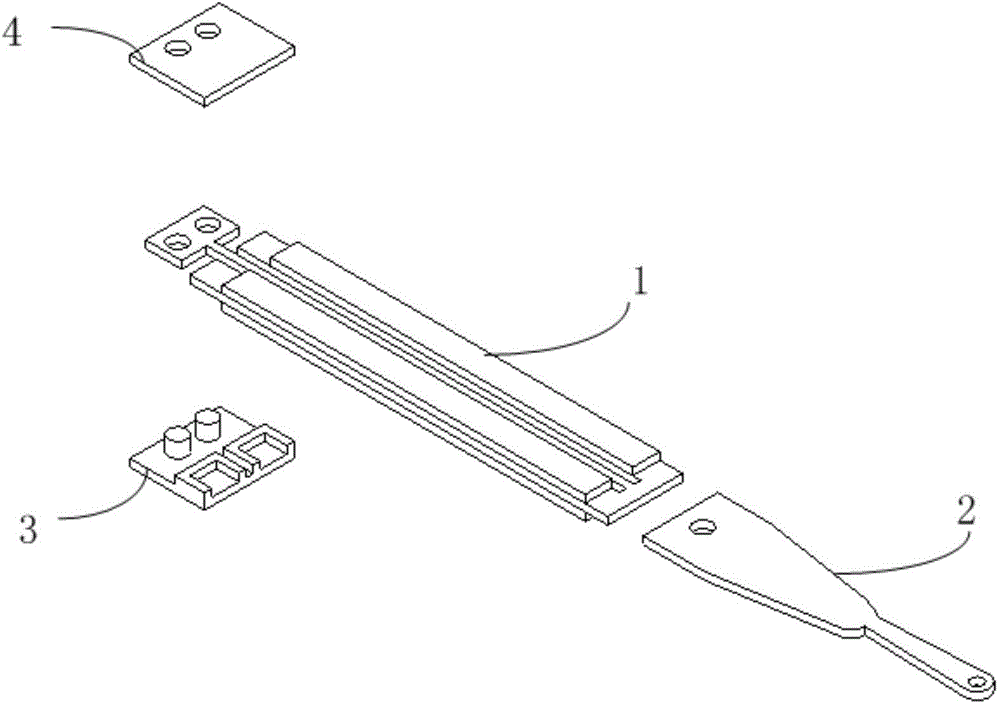 Prestress jacquard guide needle