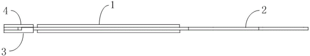 Prestress jacquard guide needle