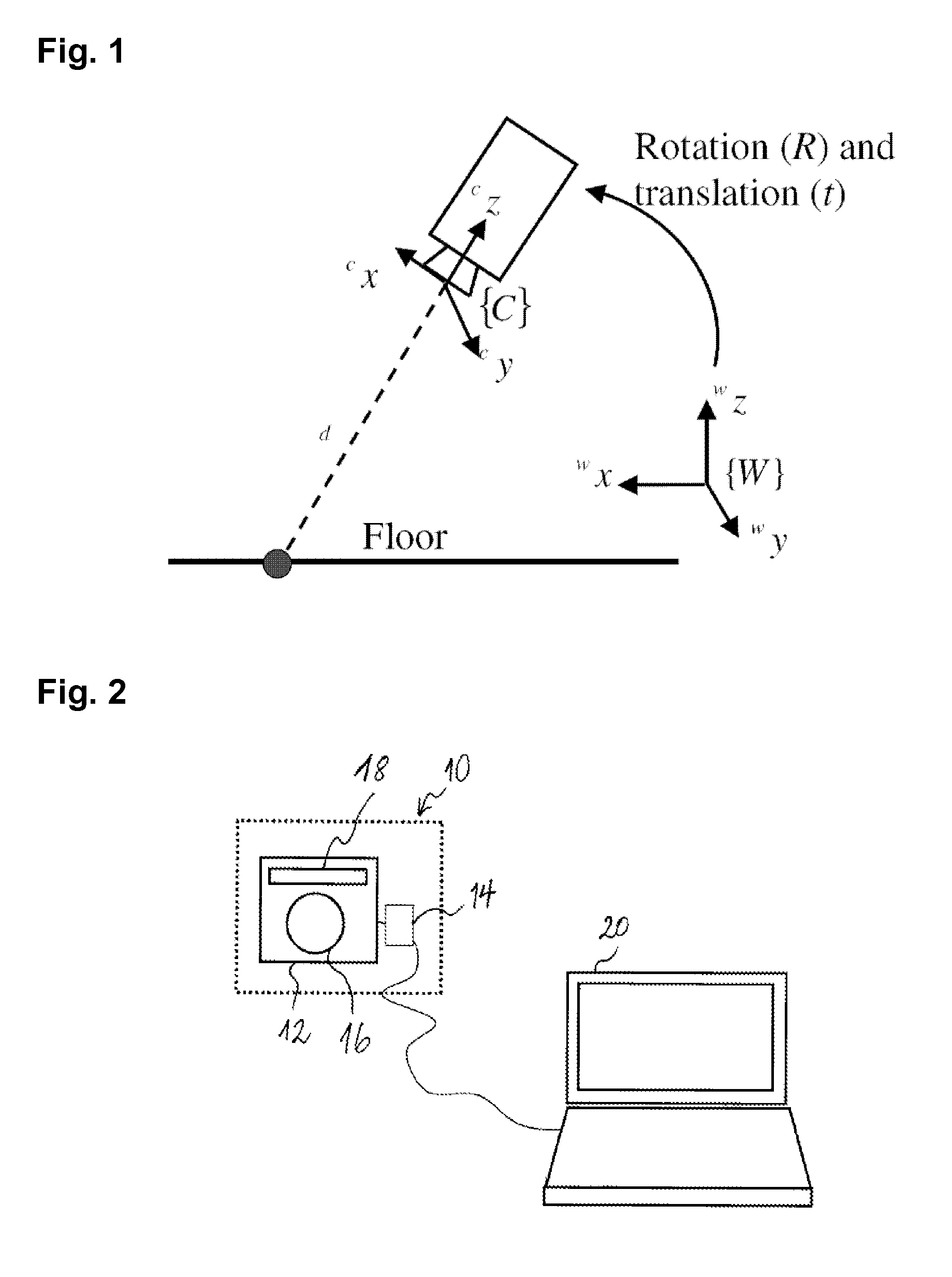 3D time-of-flight camera system and position/orientation calibration method therefor