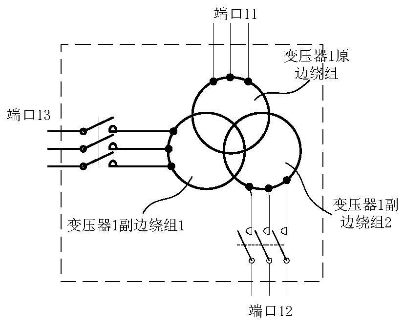 Doubly-fed generator converter circuit integrated with energy storage unit and control method