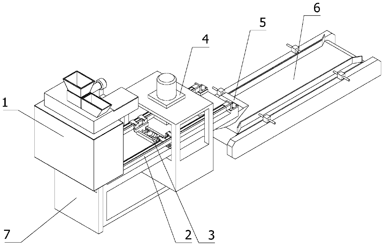 Automatic processing device for mango yogurt bags and processing method thereof