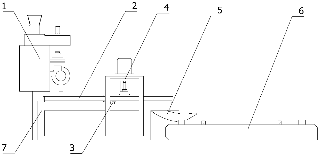 Automatic processing device for mango yogurt bags and processing method thereof