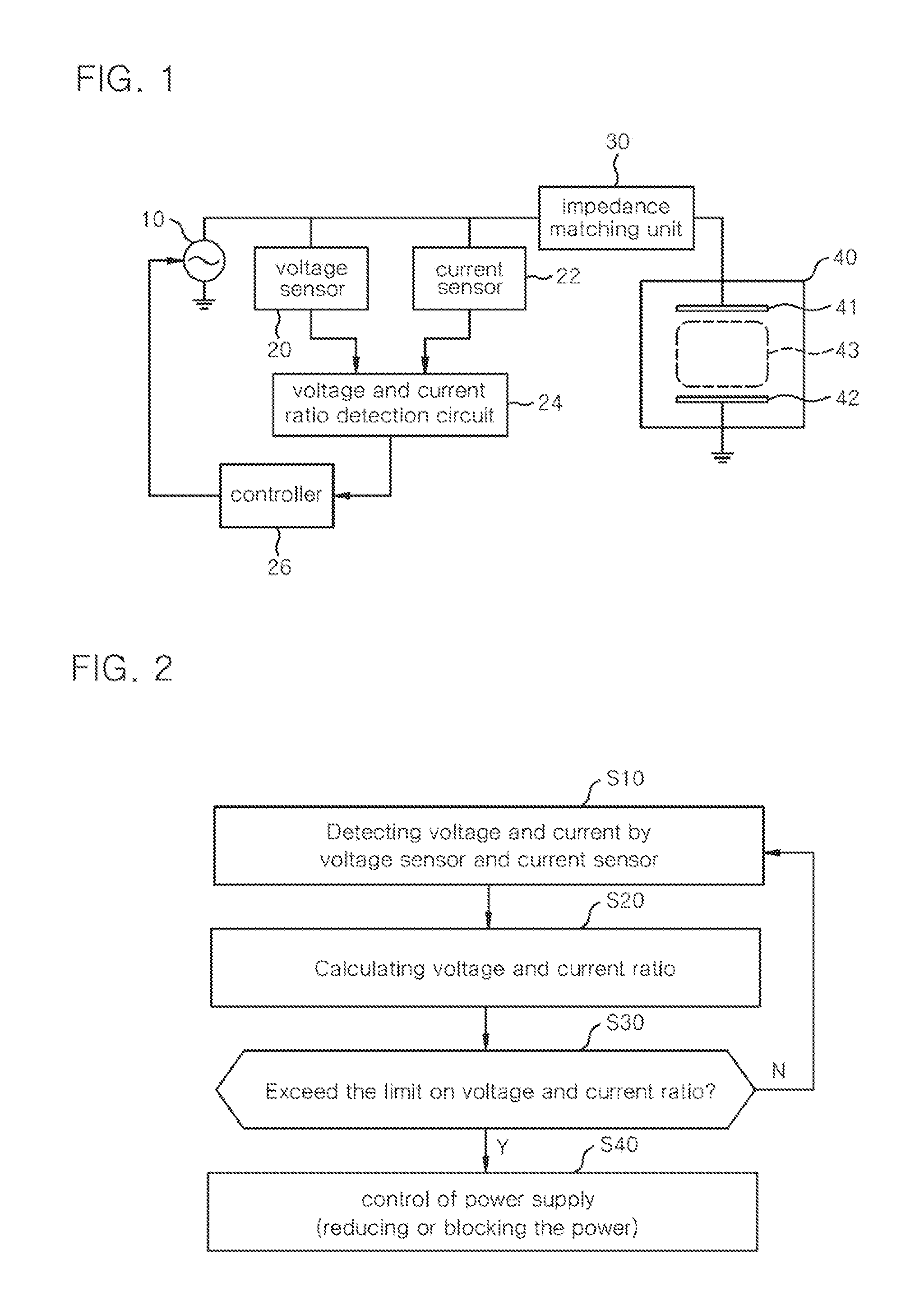 Method and apparatus for detecting arc in plasma chamber