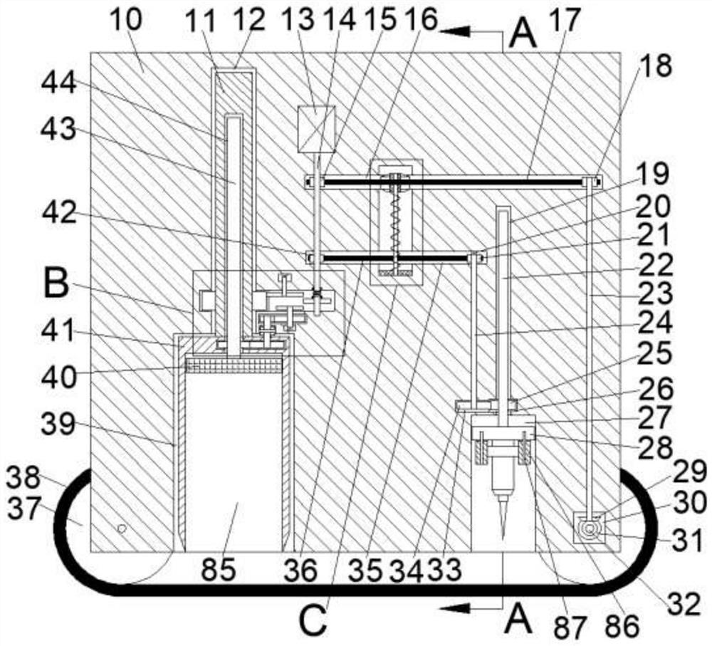 Buried electromechanical equipment mounting device