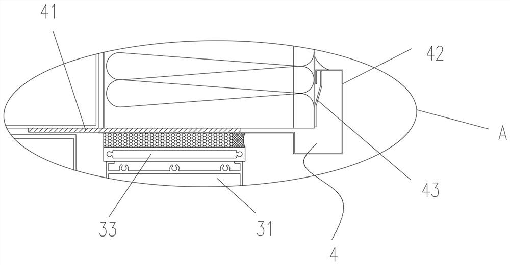 Detachable rainproof shutter structure arranged on outer wall and construction method