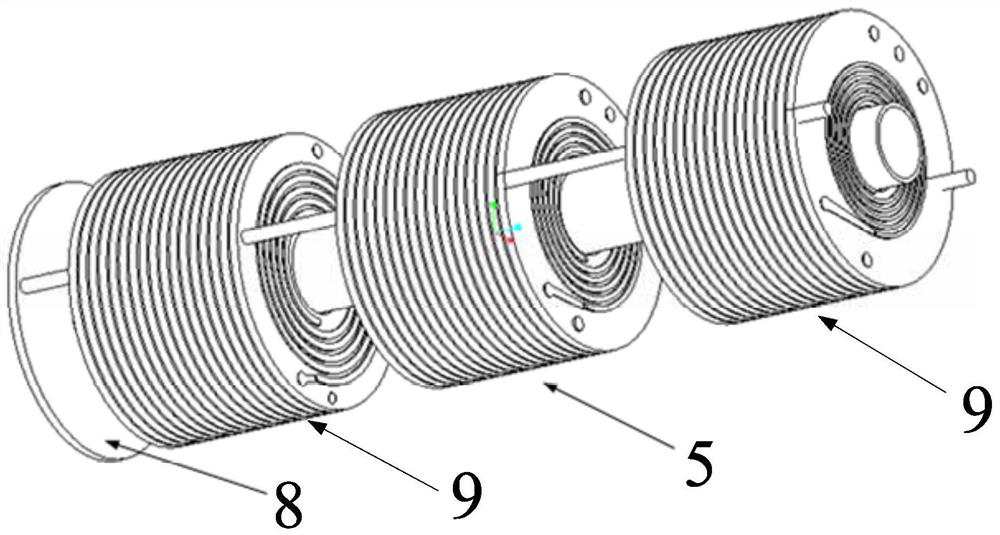 A super high temperature displacement sensor