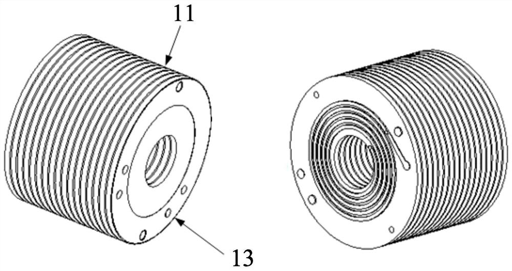 A super high temperature displacement sensor