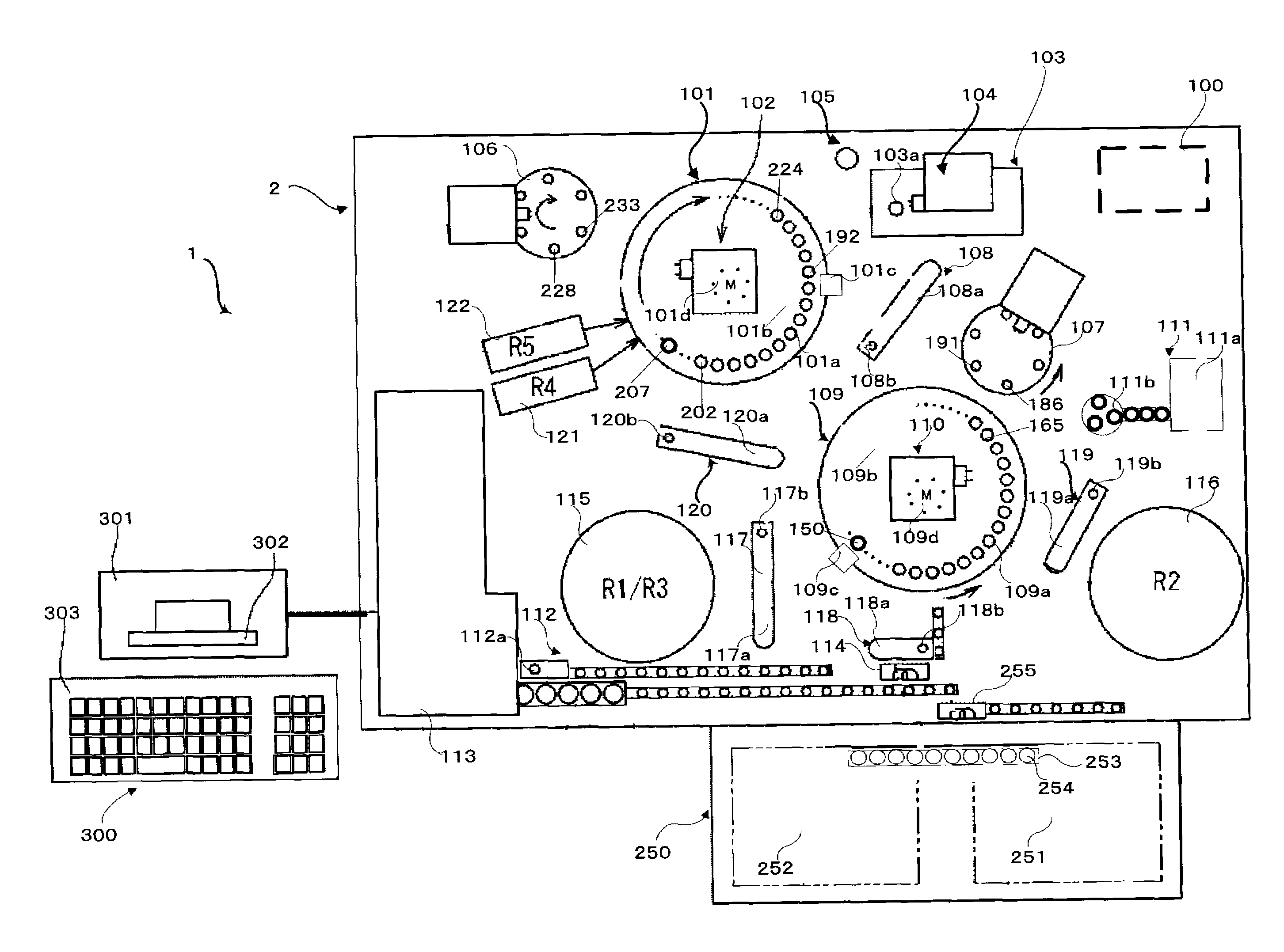 Analyzer and method of restarting sample measurement