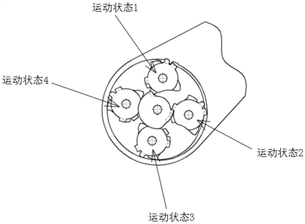 Cam mechanism for pick-up press-baler