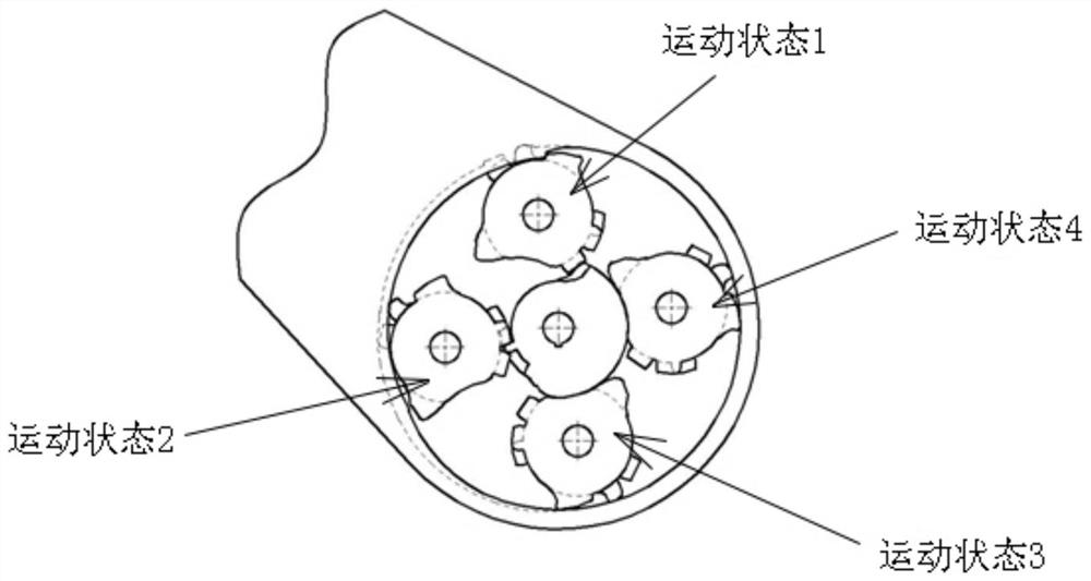 Cam mechanism for pick-up press-baler