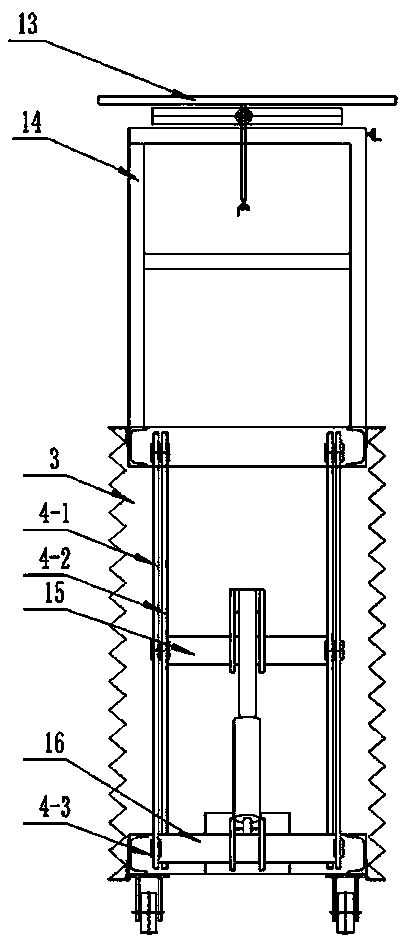 Lifting platform for high-altitude operation machining