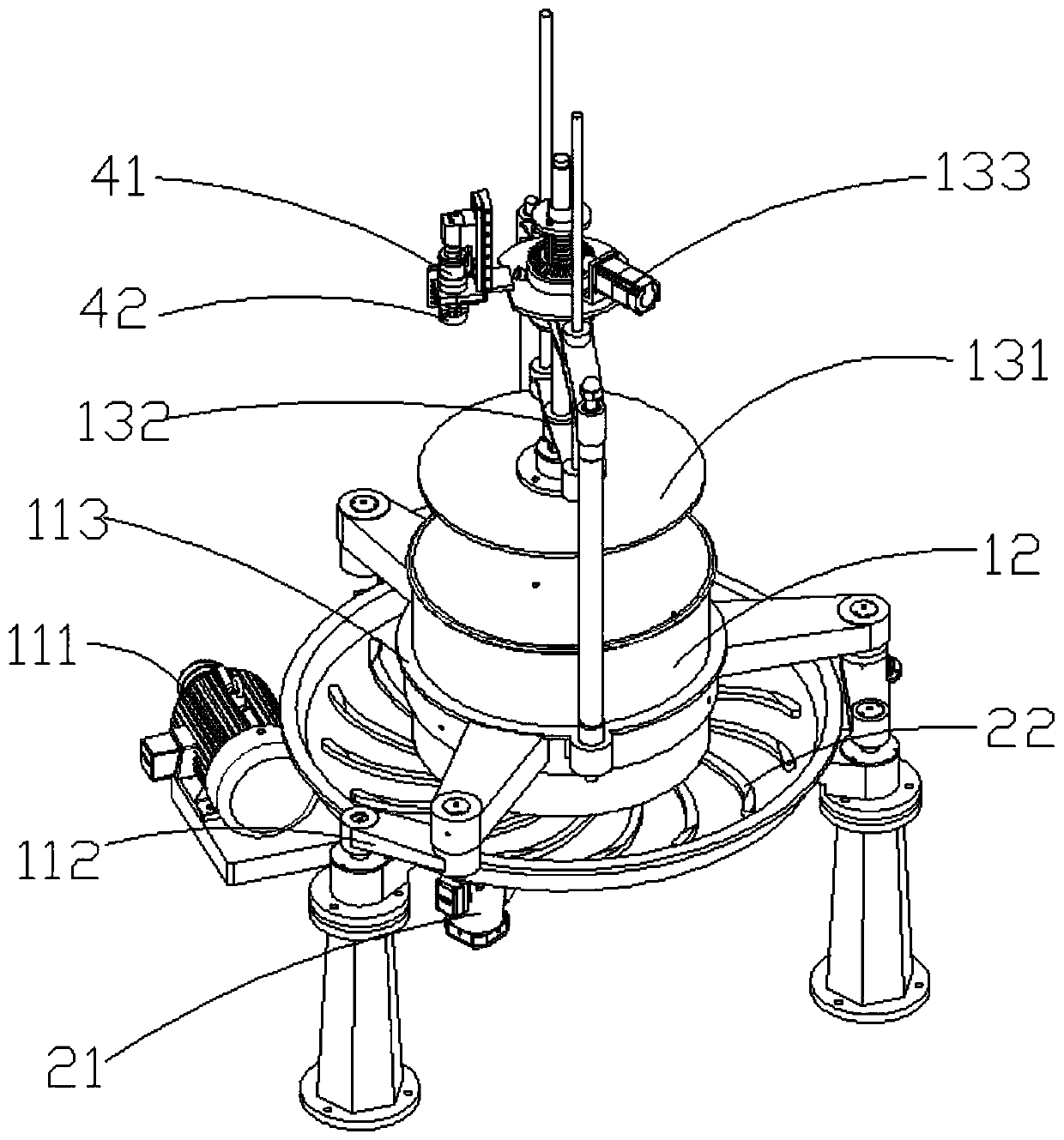 Tea leaf rolling device